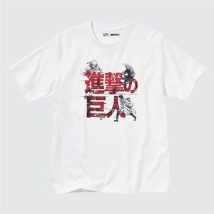 NWT Uniqlo x Attack on Titan Anime Japan T-Shirt Large